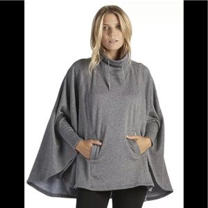 Ugg Pichot Poncho Fleece Lined Grey M/L